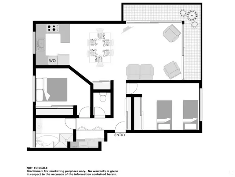 Floorplan of Homely unit listing, 30/34-36 Magnus Street, Nelson Bay NSW 2315