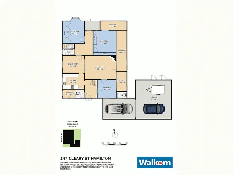 Floorplan of Homely house listing, 147 Cleary Street, Hamilton NSW 2303