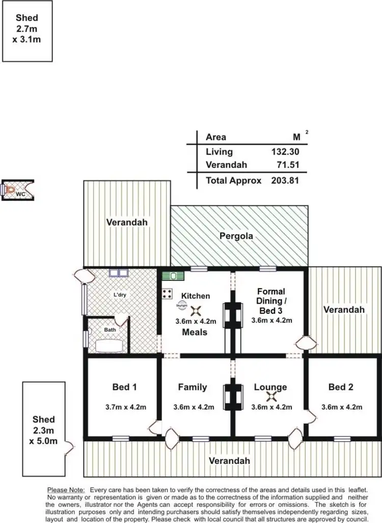 Floorplan of Homely house listing, Address available on request