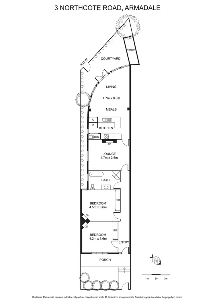 Floorplan of Homely house listing, 3 Northcote Road, Armadale VIC 3143