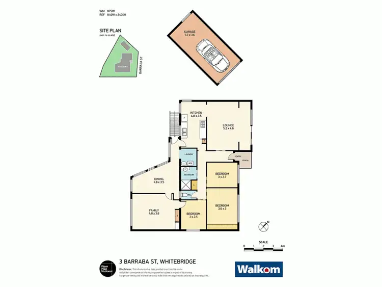 Floorplan of Homely house listing, 3 Barraba Street, Whitebridge NSW 2290