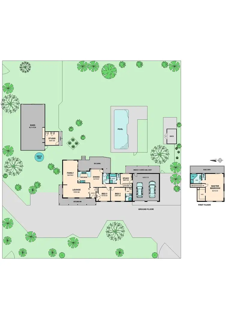 Floorplan of Homely house listing, 40 DUDLEY STREET, Wallan VIC 3756