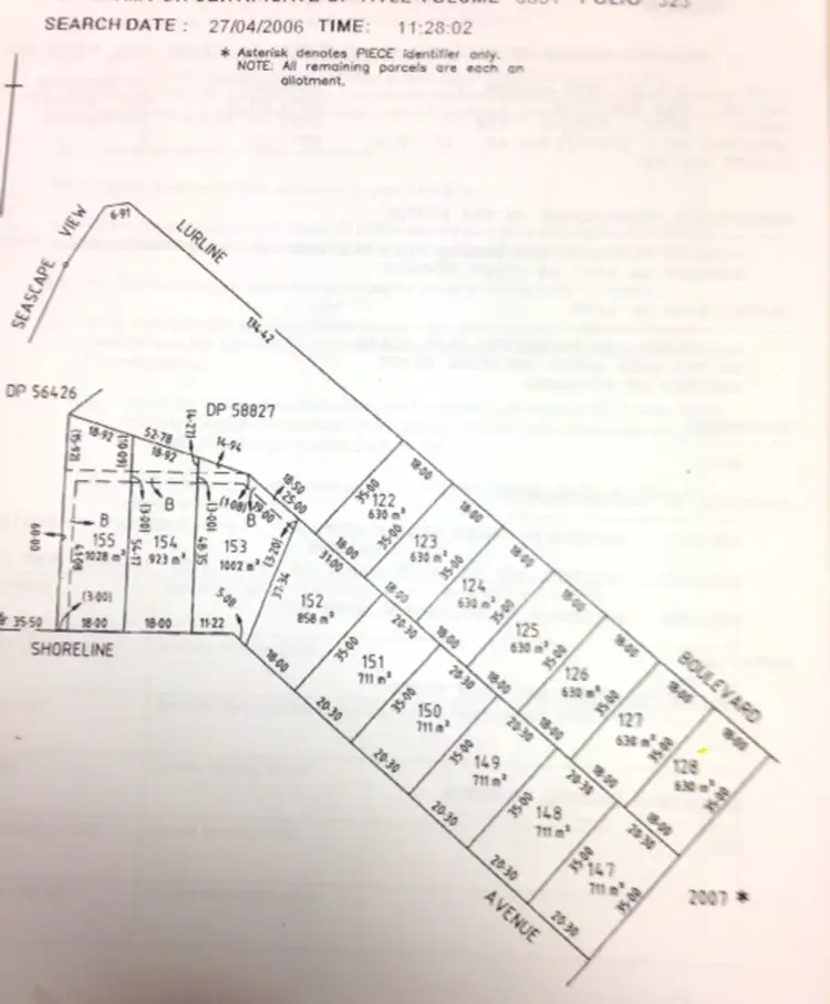 Floorplan of Homely land listing, Lot 128 Lurline Boulevard, Sellicks Beach SA 5174