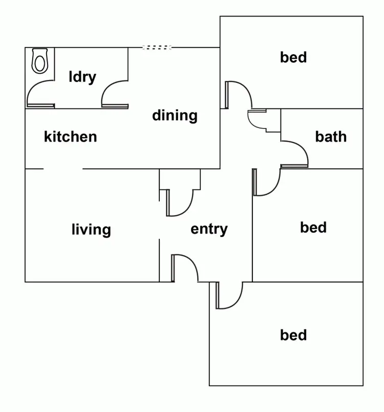 Floorplan of Homely house listing, 22 Tena Avenue, Horsham VIC 3400