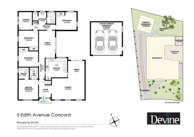 Floorplan of Homely house listing, 5 Edith Avenue, Concord NSW 2137