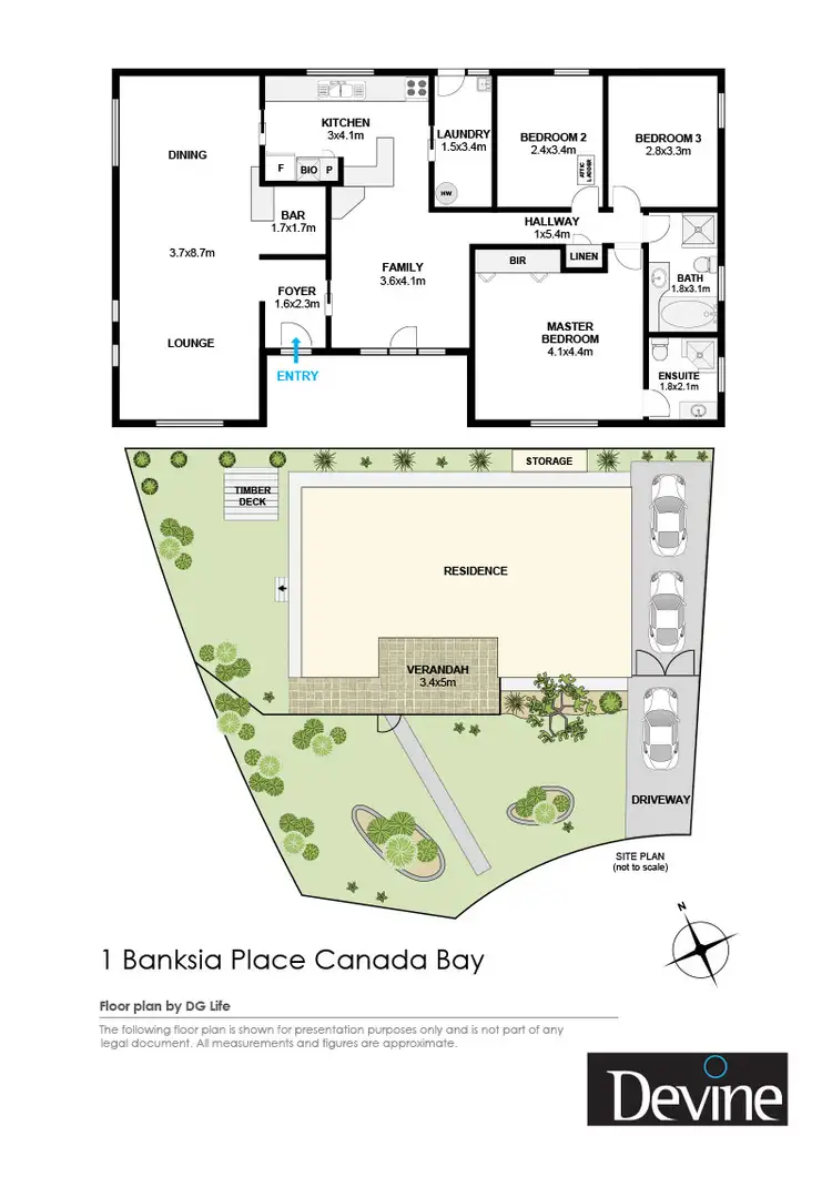 Floorplan of Homely house listing, 1 Banksia Place, Canada Bay NSW 2046