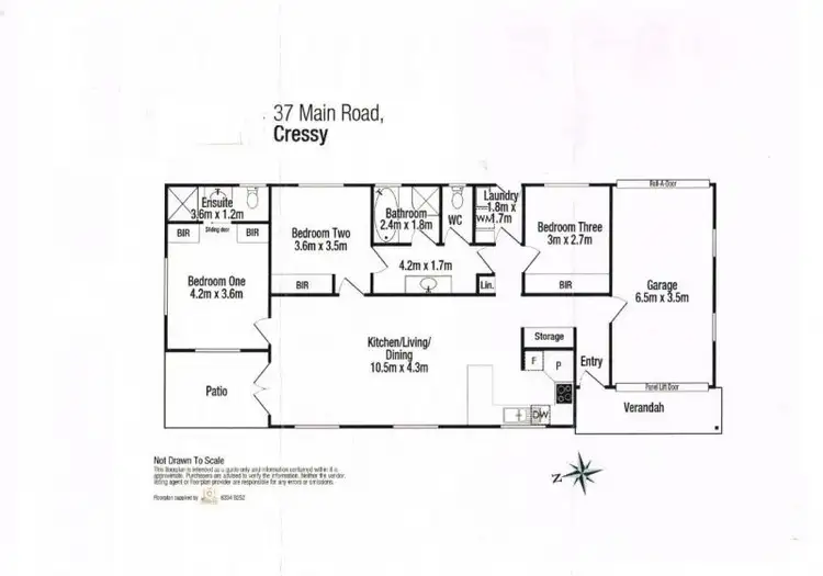 Floorplan of Homely house listing, 37 Main street, Cressy TAS 7302