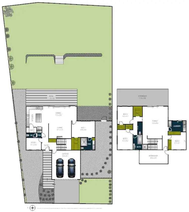 Floorplan of Homely house listing, 55 Clydesdale Way, Highton VIC 3216