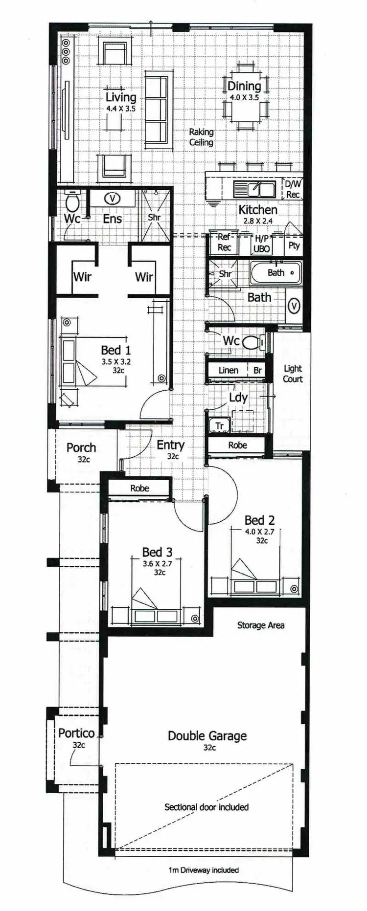 Floorplan of Homely house listing, 1 Nambi Way, Harrisdale WA 6112