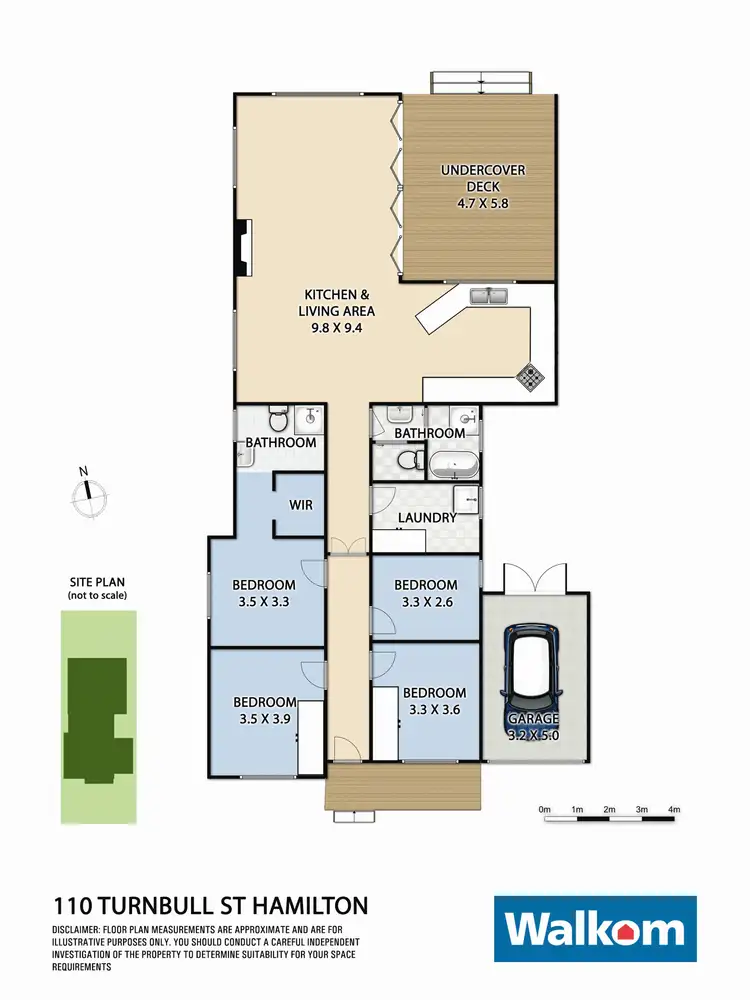 Floorplan of Homely house listing, 110 Turnbull Street, Hamilton South NSW 2303