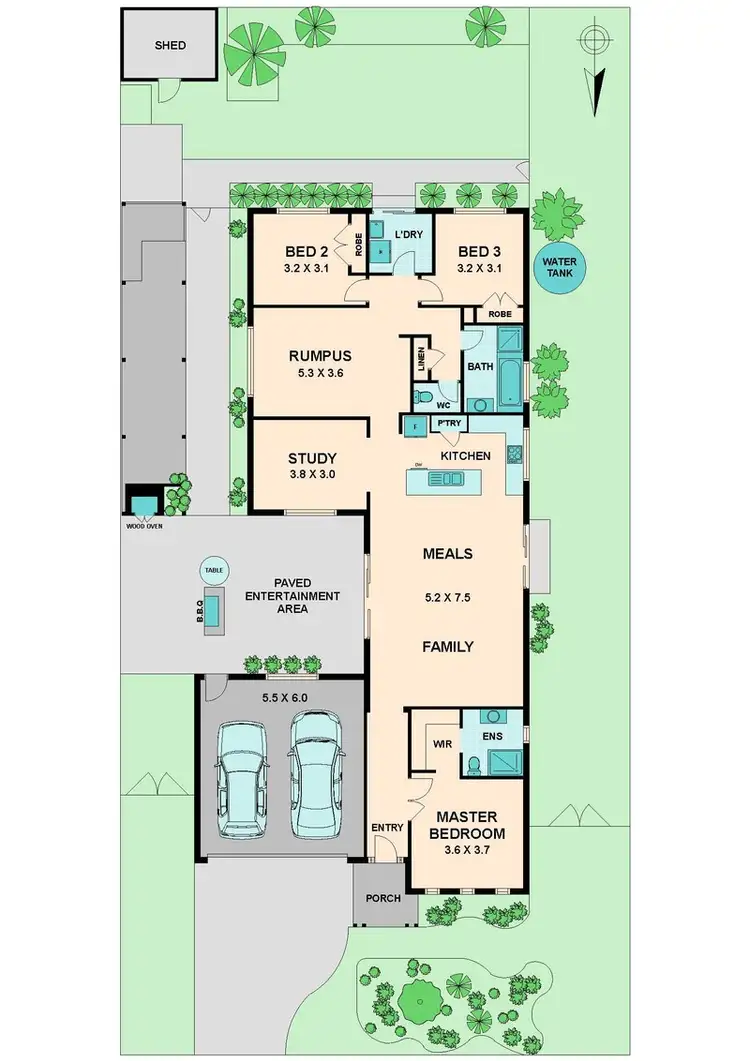 Floorplan of Homely house listing, Address available on request
