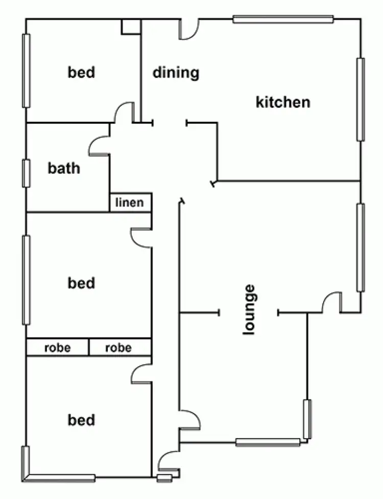 Floorplan of Homely house listing, 31 Errett Street, Horsham VIC 3400