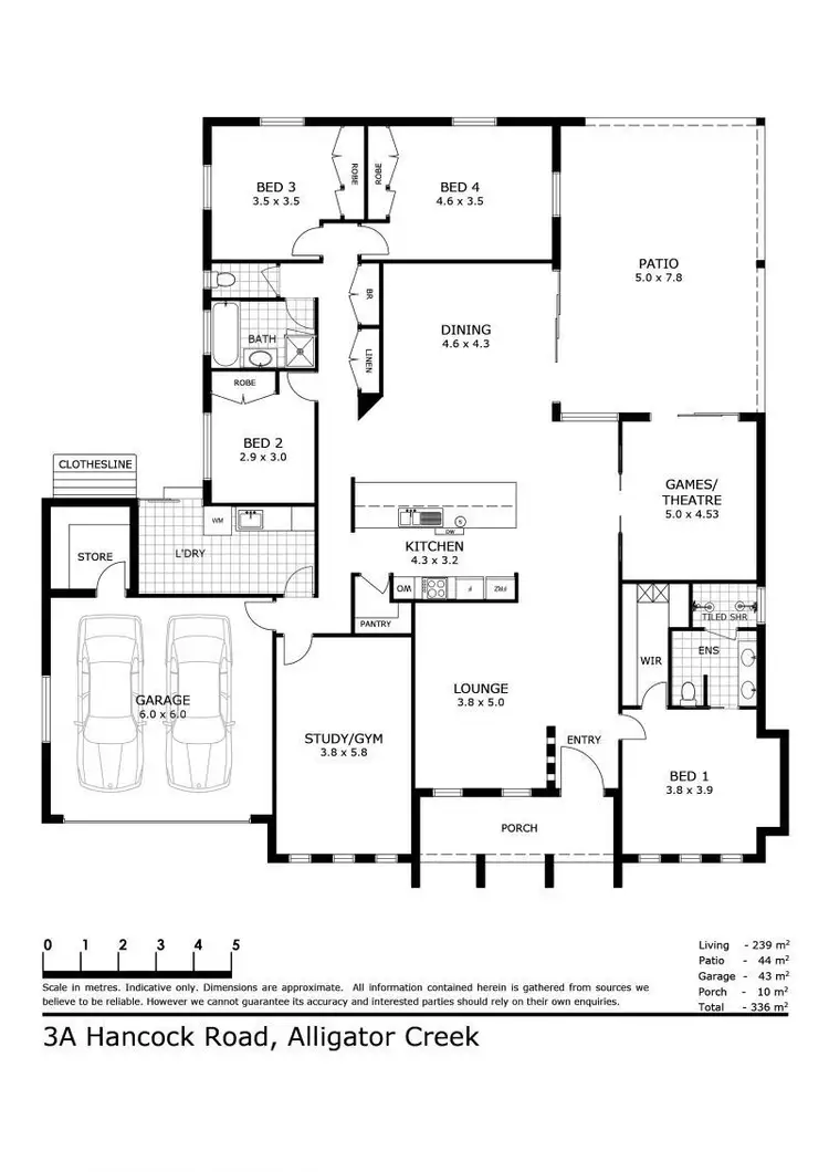 Floorplan of Homely house listing, 3A Hancock Road, Alligator Creek QLD 4816