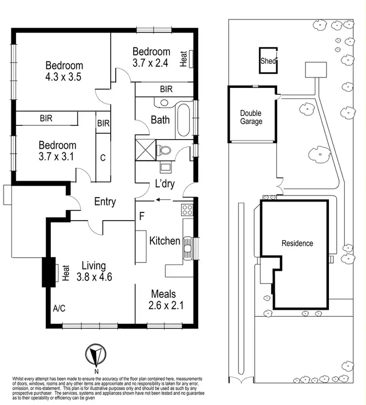 Floorplan of Homely house listing, 38 Janine Road, Springvale South VIC 3172