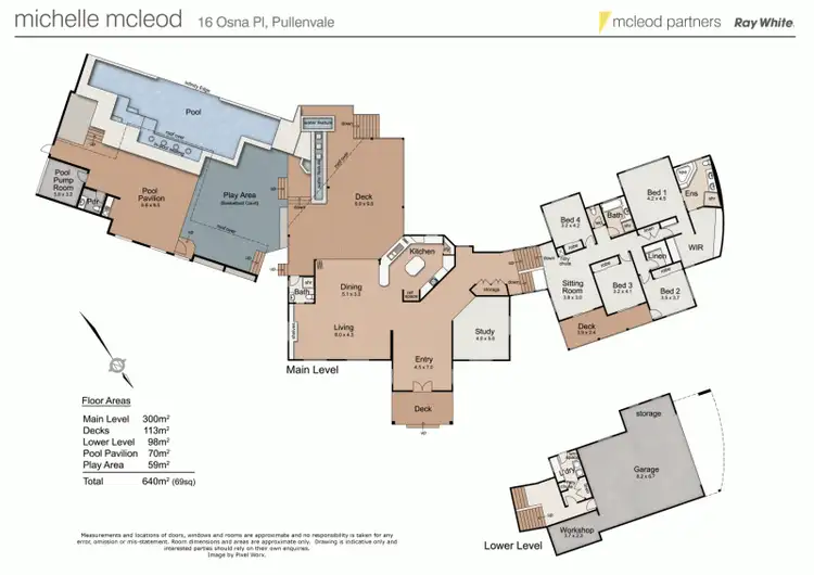Floorplan of Homely house listing, 16 Osna Place, Pullenvale QLD 4069