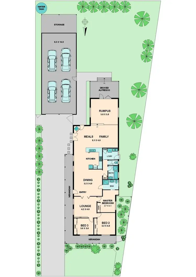 Floorplan of Homely house listing, 19 SINCLAIR COURT, Wallan VIC 3756