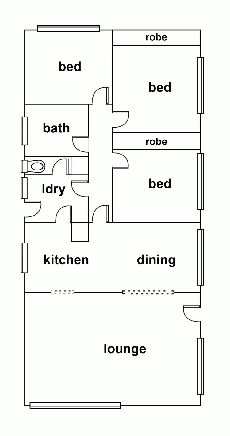 Floorplan of Homely house listing, 41 Gillespie Street, Horsham VIC 3400
