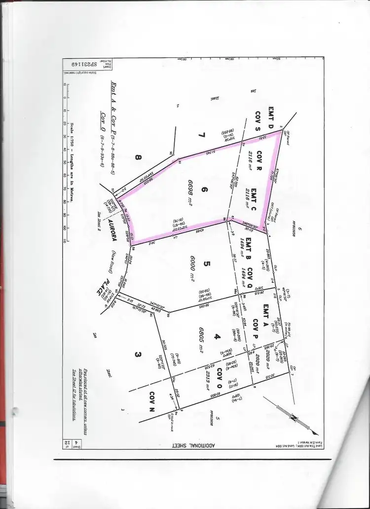 Floorplan of Homely land listing, 50-52 Aurora Place, Valdora QLD 4561