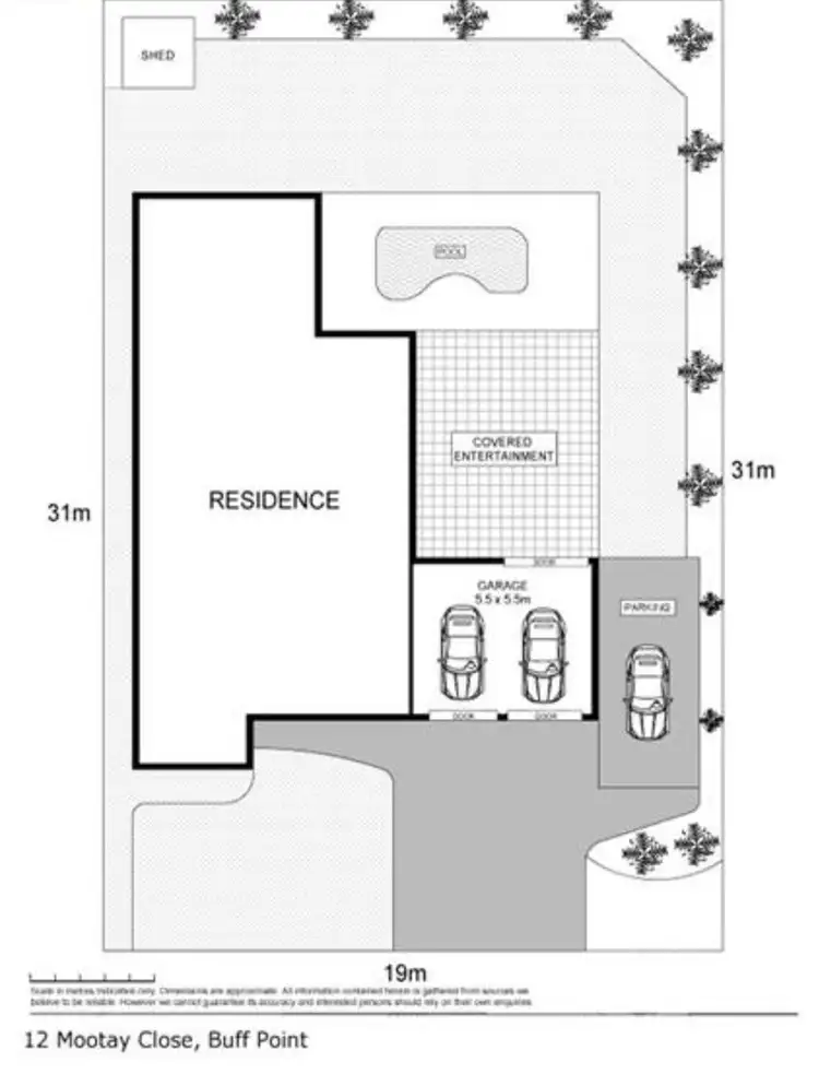 Floorplan of Homely house listing, 12 Mootay Close, Buff Point NSW 2262