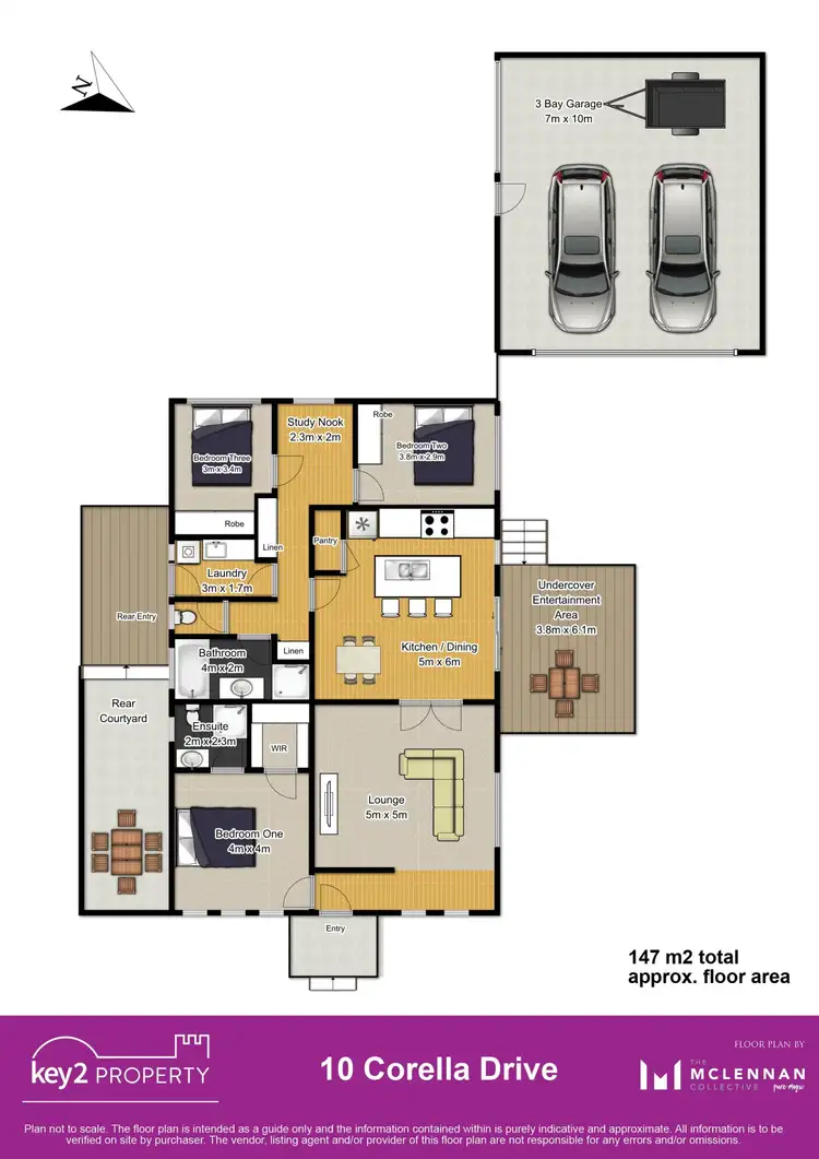 Floorplan of Homely house listing, 10 Corella Drive, Legana TAS 7277
