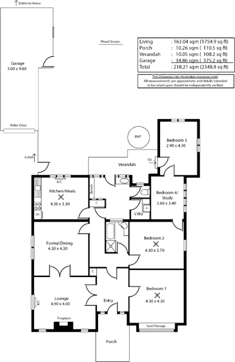 Floorplan of Homely house listing, 89 Augusta Street, Glenelg East SA 5045