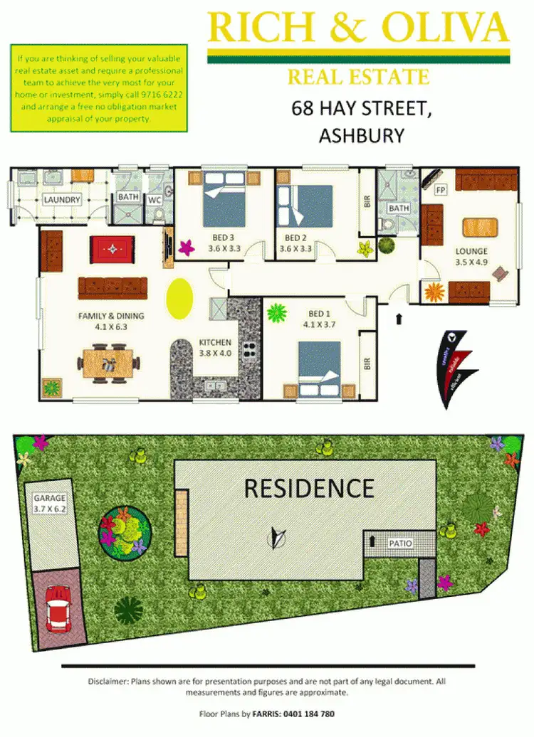 Floorplan of Homely house listing, 68 Hay Street, Ashbury NSW 2193