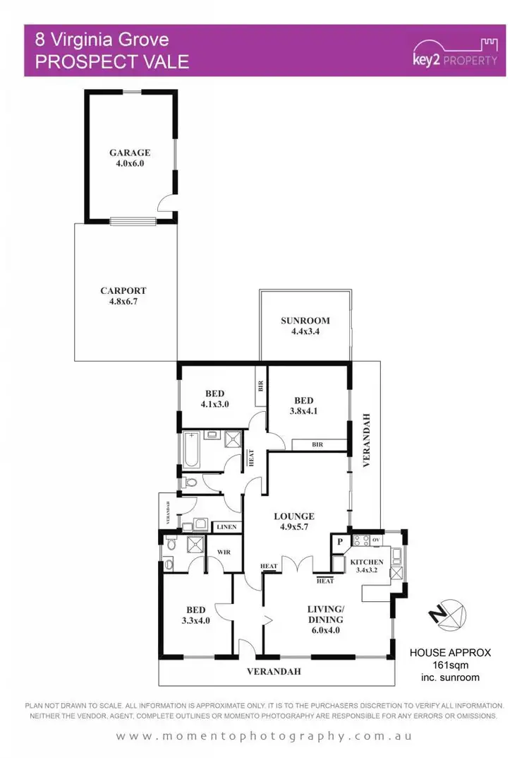 Floorplan of Homely house listing, 8 Virginia Grove, Prospect Vale TAS 7250