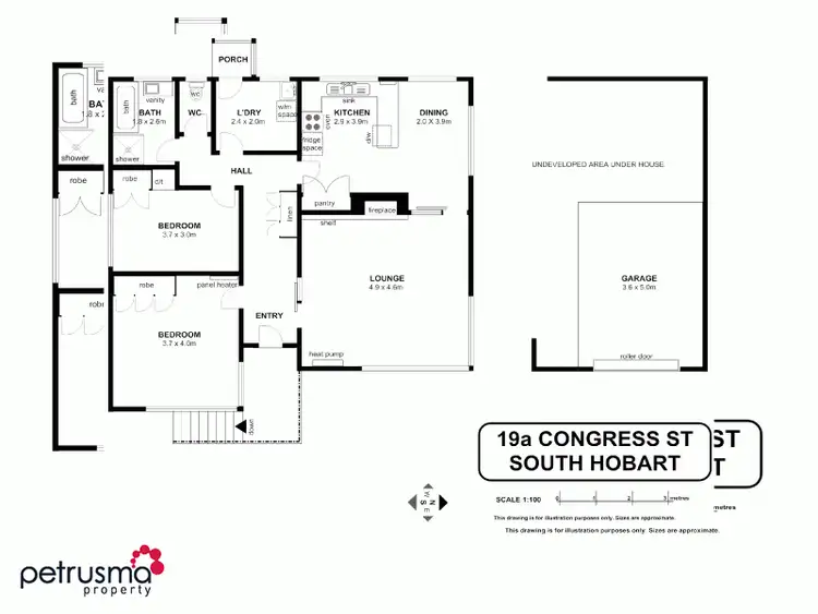 Floorplan of Homely house listing, 19A Congress Street, South Hobart TAS 7004