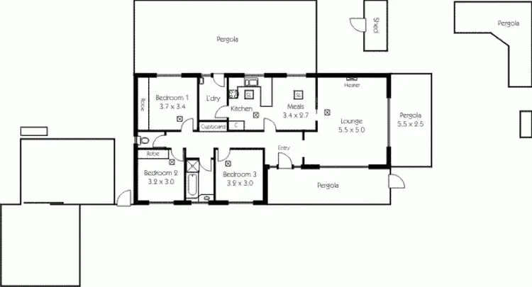 Floorplan of Homely house listing, 12 Arrow Crescent, Paralowie SA 5108