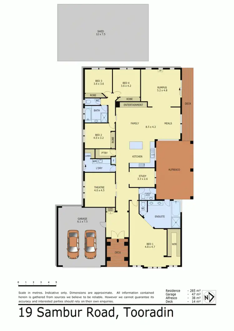Floorplan of Homely house listing, 19 SAMBUR ROAD, Tooradin VIC 3980