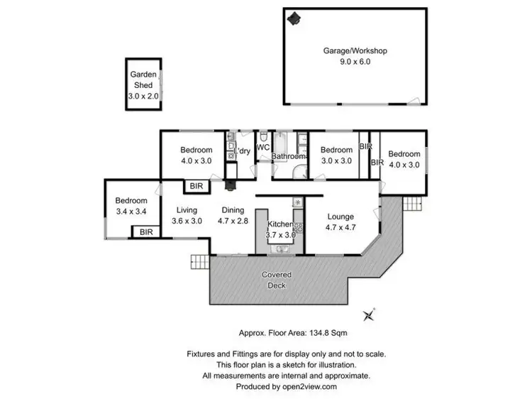 Floorplan of Homely house listing, 1 Gavin Court, Dromedary TAS 7030