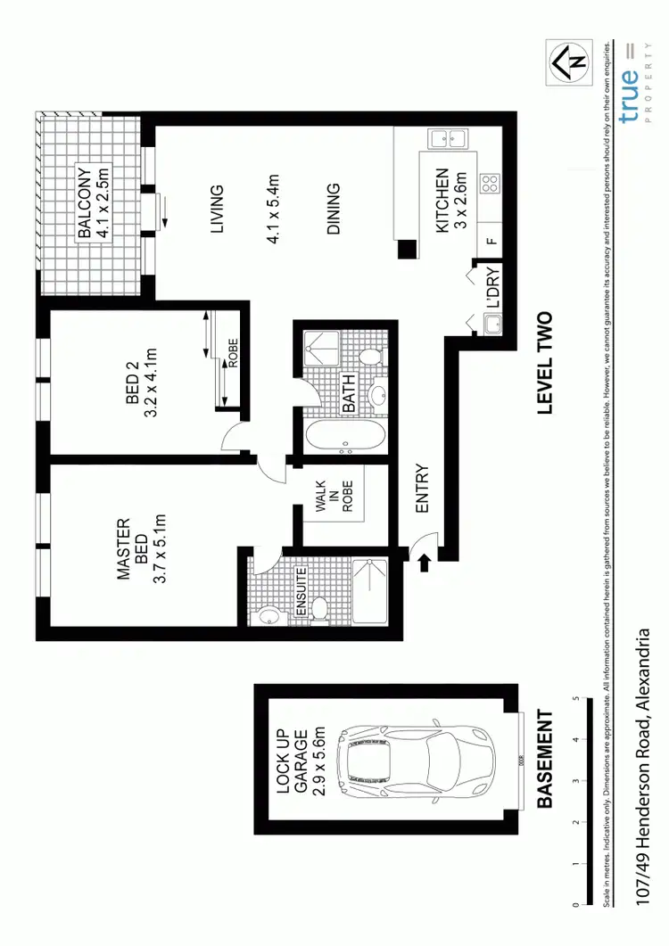 Floorplan of Homely apartment listing, 107/49 Henderson Road, Alexandria NSW 2015