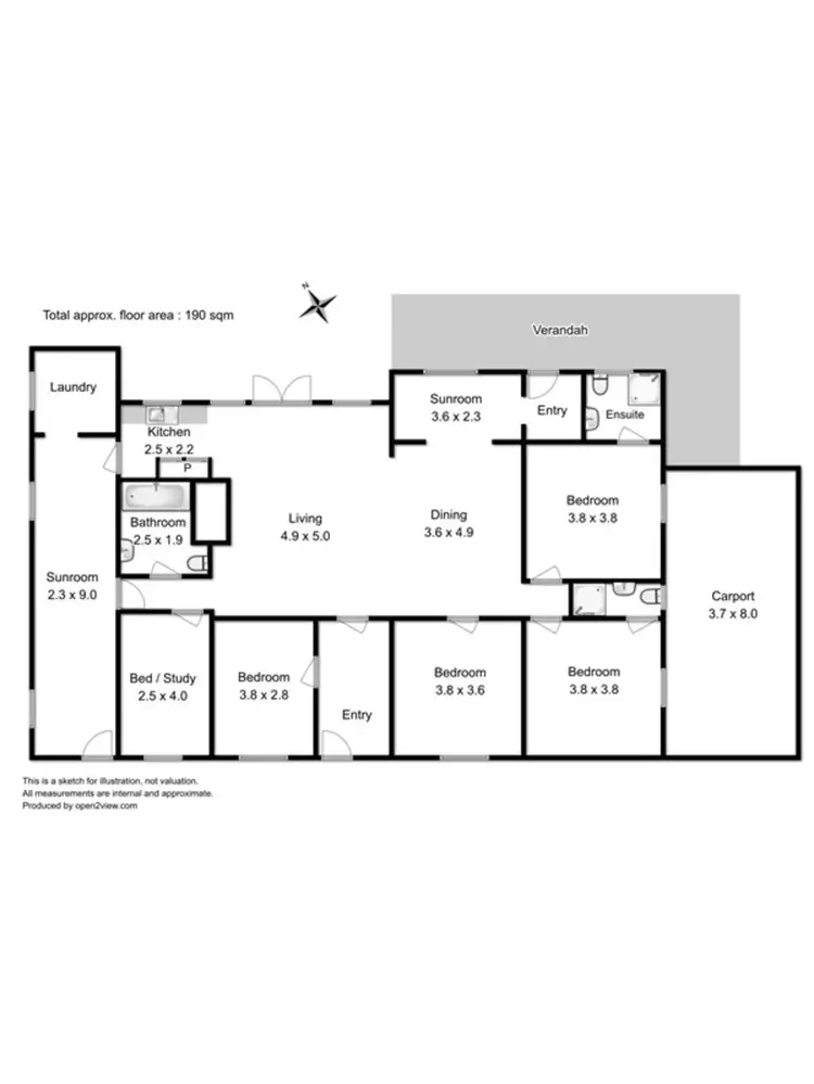 Floorplan of Homely house listing, 214 Glen Huon Road, Huonville TAS 7109