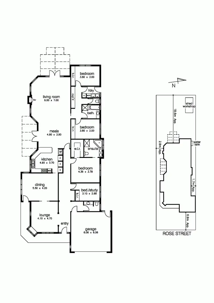 Floorplan of Homely house listing, 19 Rose Street, Altona VIC 3018
