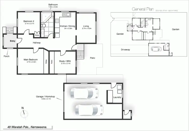 Floorplan of Homely house listing, 49 Waratah Parade, Narraweena NSW 2099