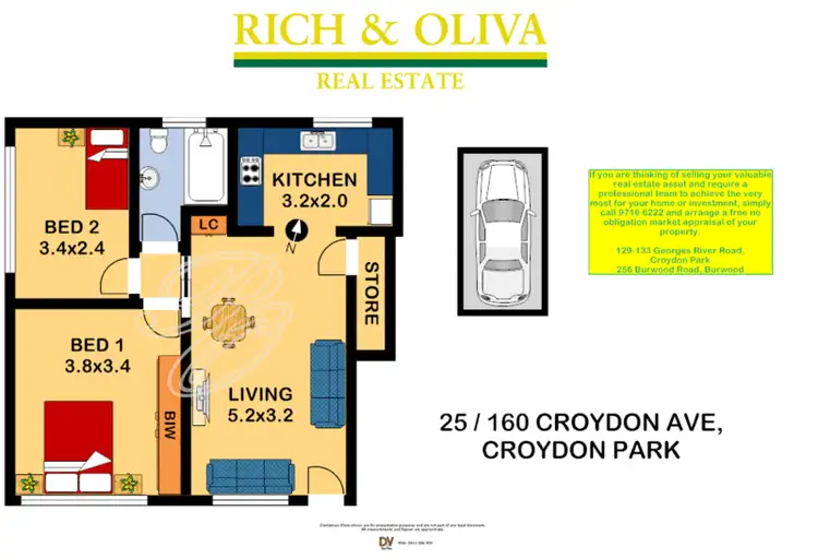 Floorplan of Homely apartment listing, 25/160 Croydon Avenue, Croydon Park NSW 2133
