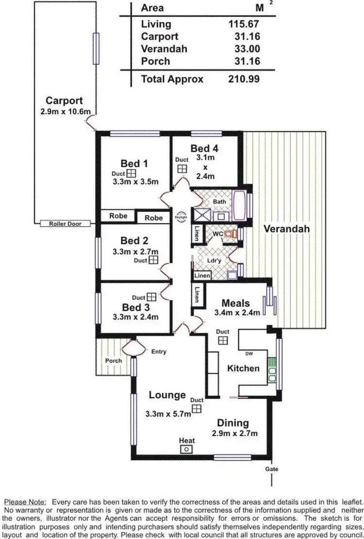 Floorplan of Homely house listing, Address available on request
