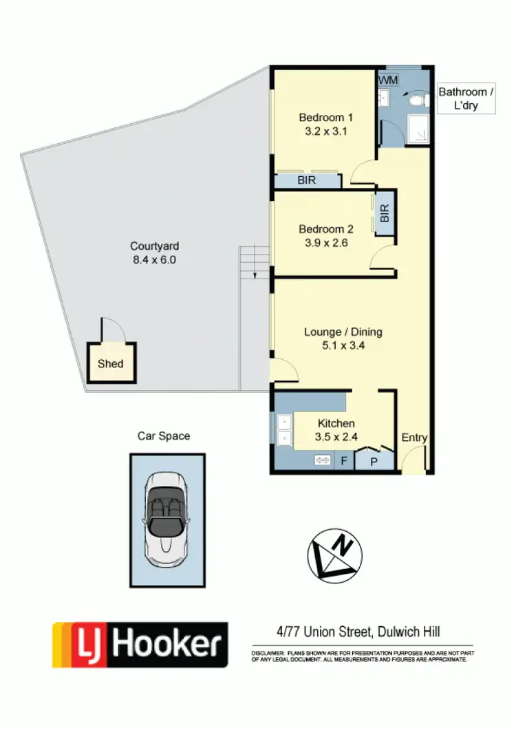 Floorplan of Homely apartment listing, 4/77 Union Street, Dulwich Hill NSW 2203