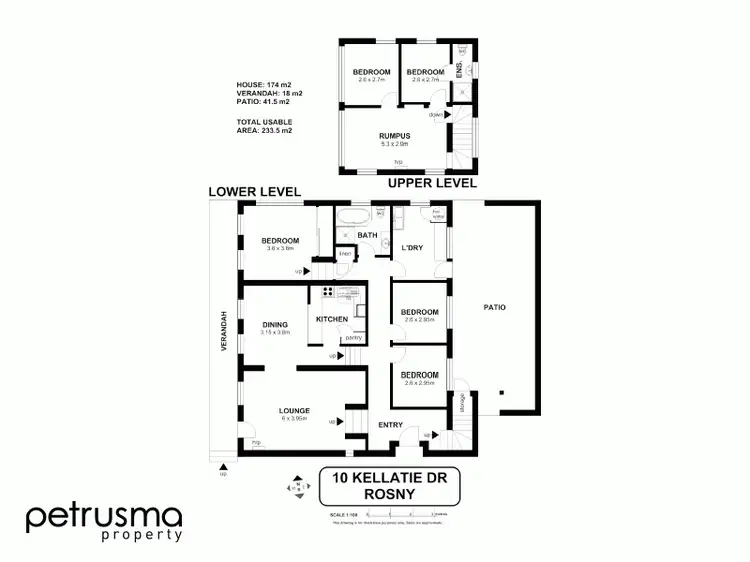 Floorplan of Homely house listing, 10 Kellatie Road, Rosny TAS 7018