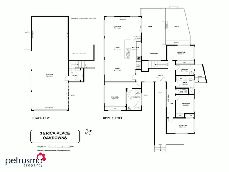 Floorplan of Homely house listing, 3 Erica Place, Oakdowns TAS 7019