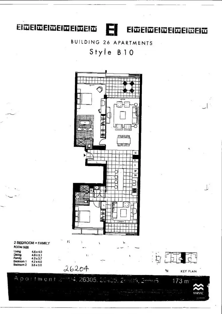 Floorplan of Homely apartment listing, 26204/2 Ephraim Island Parade, Paradise Point QLD 4216