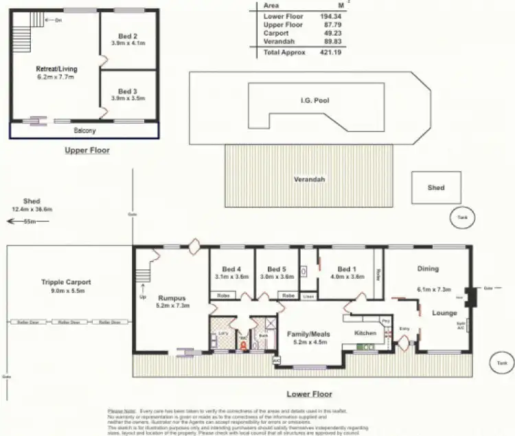Floorplan of Homely house listing, Address available on request