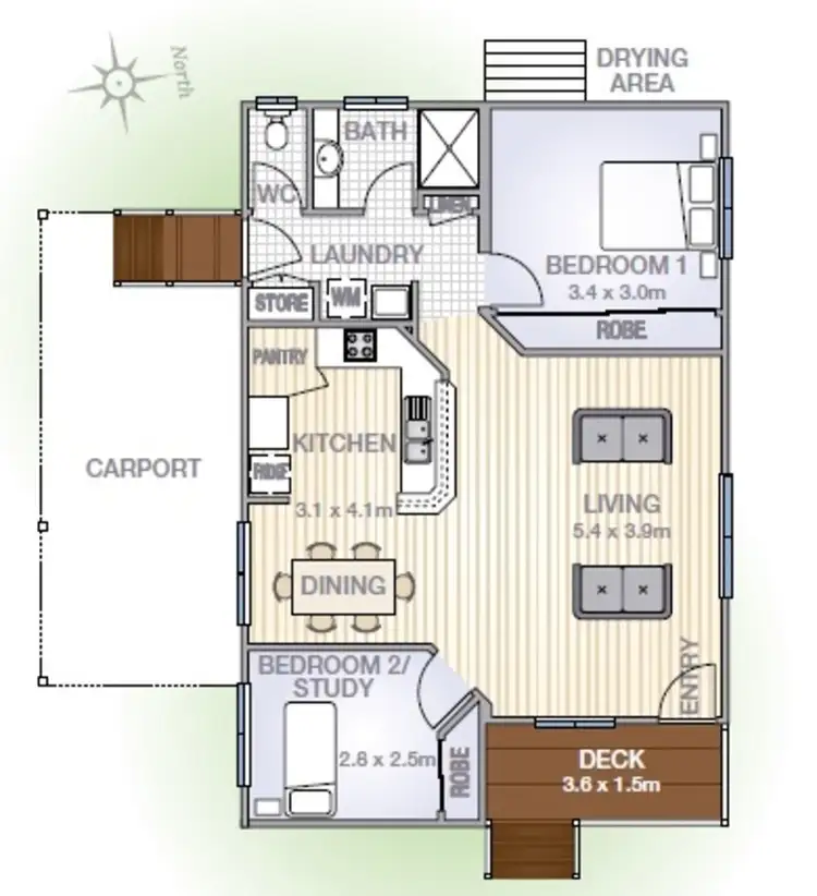 Floorplan of Homely house listing, 225/140 Hollinsworth Road, Marsden Park NSW 2765