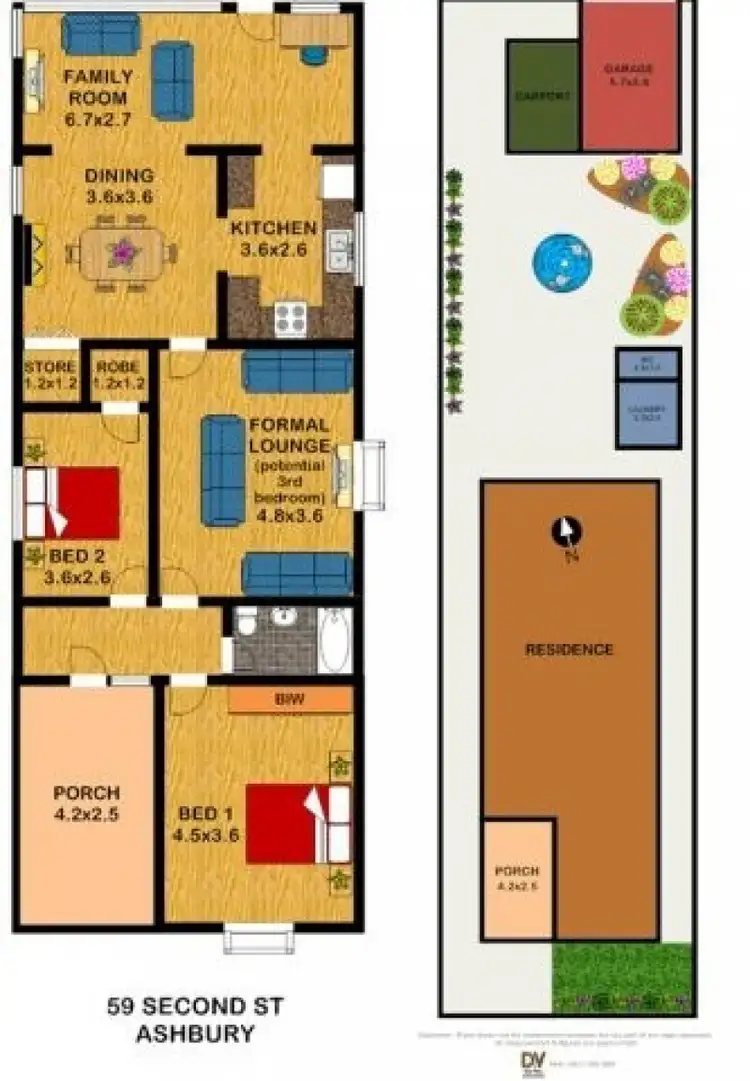 Floorplan of Homely house listing, 59 Second Street, Ashbury NSW 2193