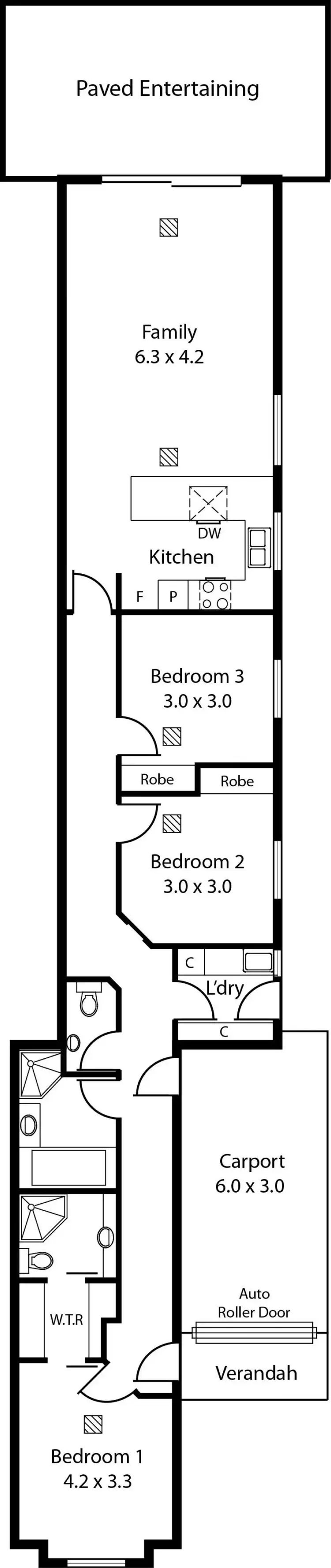 Floorplan of Homely house listing, 18 Eton Street, Warradale SA 5046