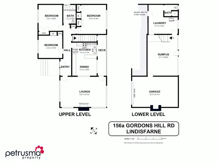 Floorplan of Homely house listing, 156A Gordons Hill Road, Lindisfarne TAS 7015