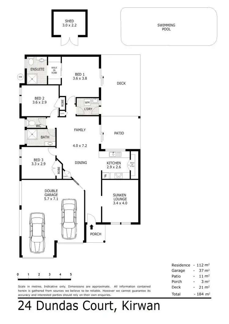 Floorplan of Homely house listing, 24 Dundas Court, Kirwan QLD 4817
