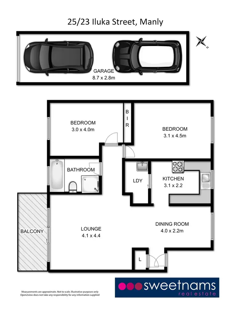 Floorplan of Homely apartment listing, 25/23 Iluka Avenue, Manly NSW 2095