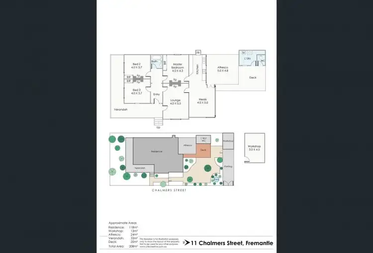 Floorplan of Homely house listing, 11 Chalmers Street, Fremantle WA 6160