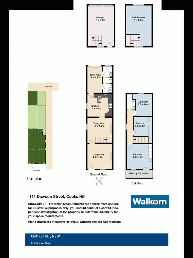 Floorplan of Homely terrace listing, 111 Dawson Street, Cooks Hill NSW 2300